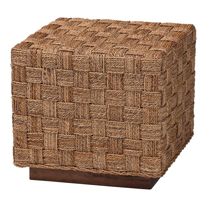 Bali & Pari Karina Bohemian Natural Seagrass End Table