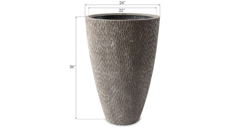 Griswold Large Gray Planter