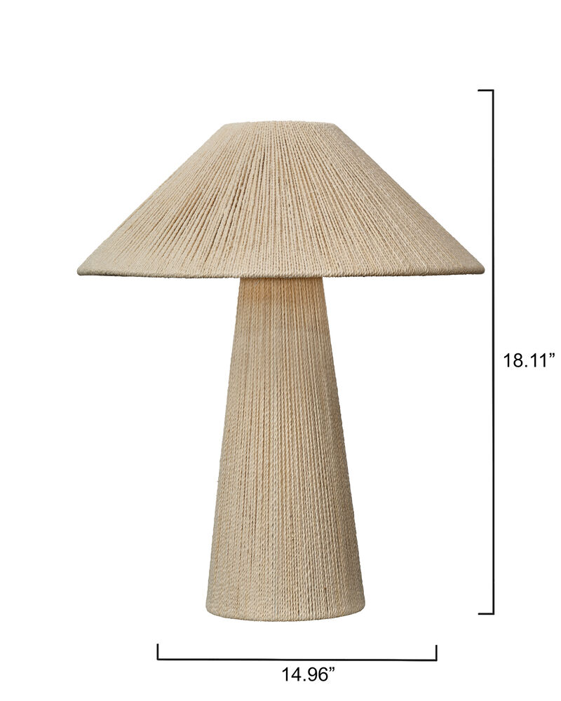 Mia Jute Table Lamp