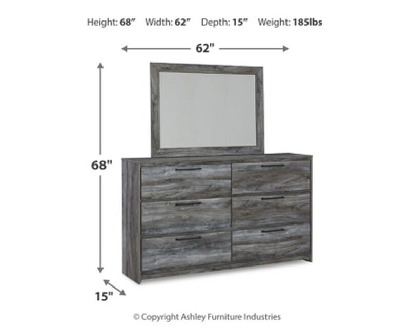 Baystorm Dresser and Mirror