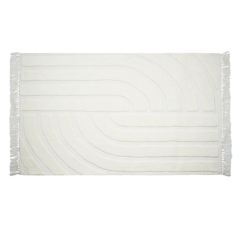 Loop White Area Rug