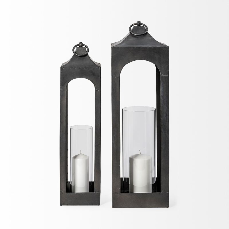 Ina Short Candleholder Lantern