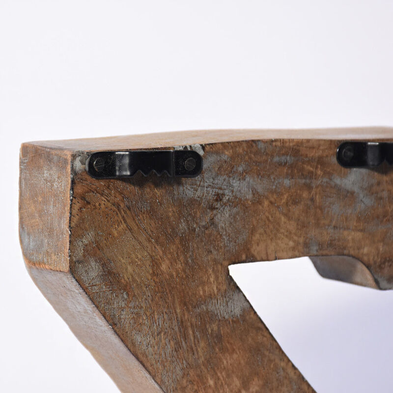 Vintage Gray Handmade Eco-Friendly "Z" Alphabet Letter Block For Wall Mount & Table Top D�cor