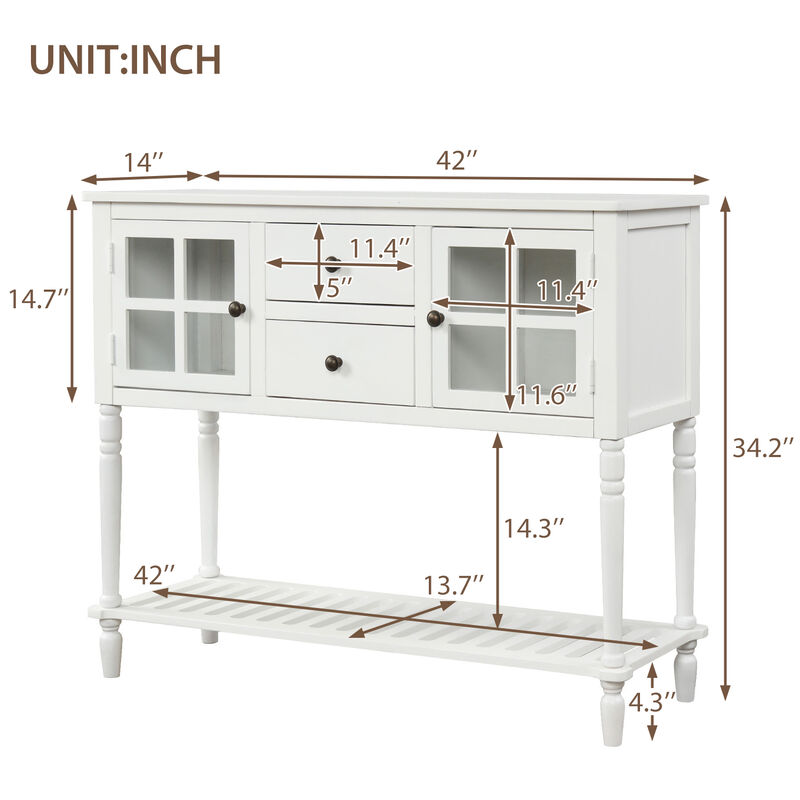 Merax Buffet Storage Cabinet Console Table