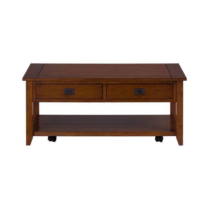Jofran Mission 44 Oak Coffee Table