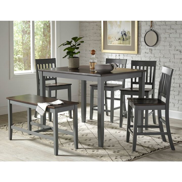 Jofran Decatur Lane Farmhouse Solid Wood Dining Chair (Set of 2)