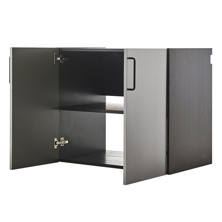 Astro Series 32 in. W x 28 in. H x 20 in. D Metal Wall Mounted Base Door Storage Cabinet