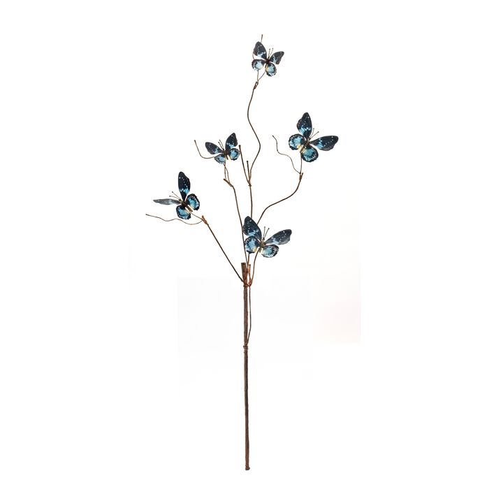 Butterfly Spray (Set of 6) – Polyester Floral Decor for Home, Garden, and Outdoor Spaces