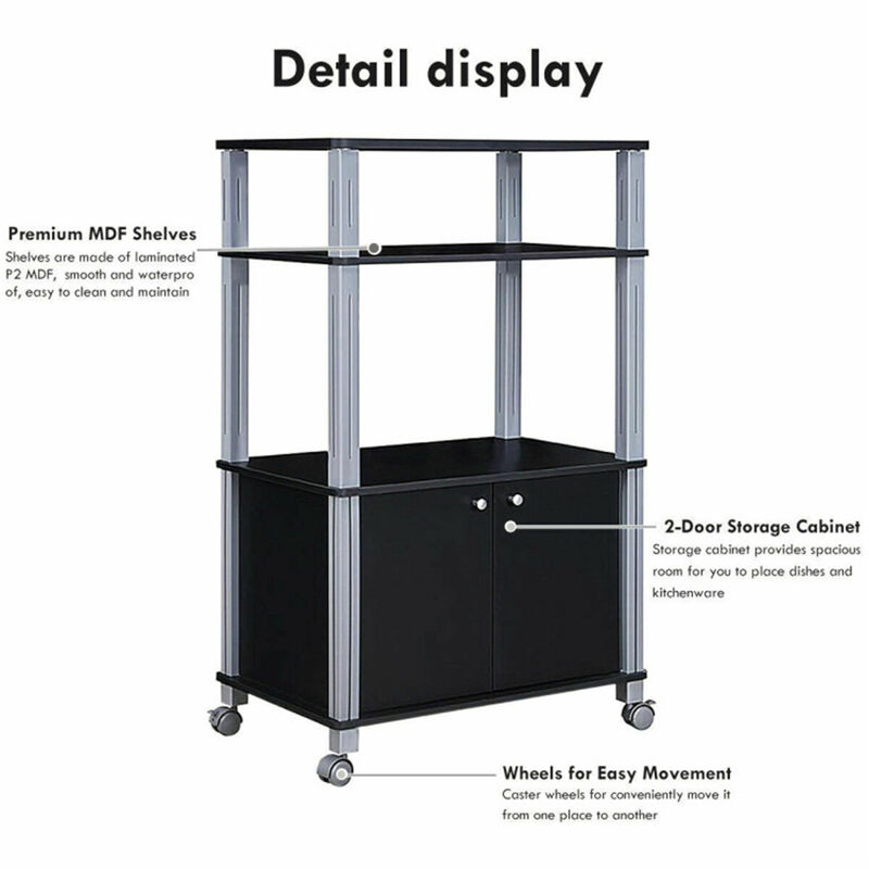 Multi-Functional Kitchen Storage Rack for Pantry, Microwave & Essentials