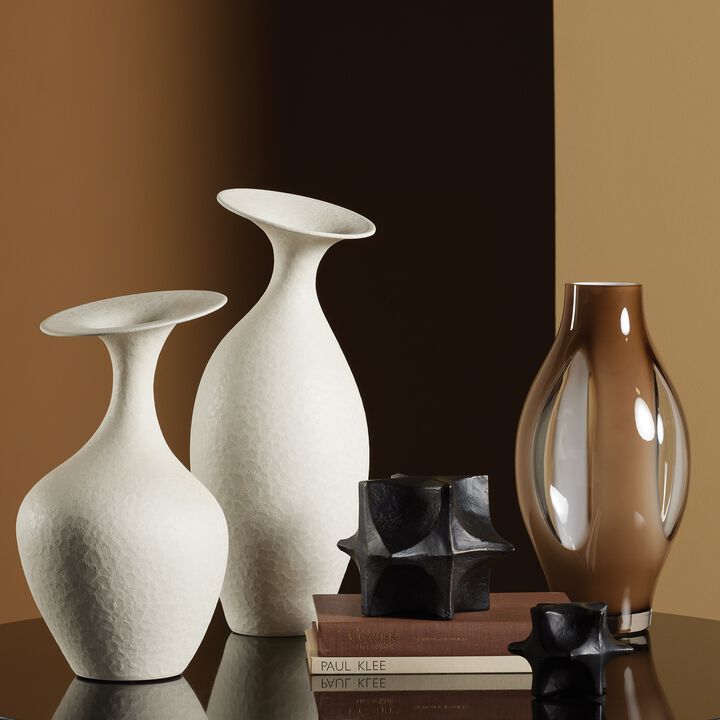 Fly Through Vase-Amber Medium