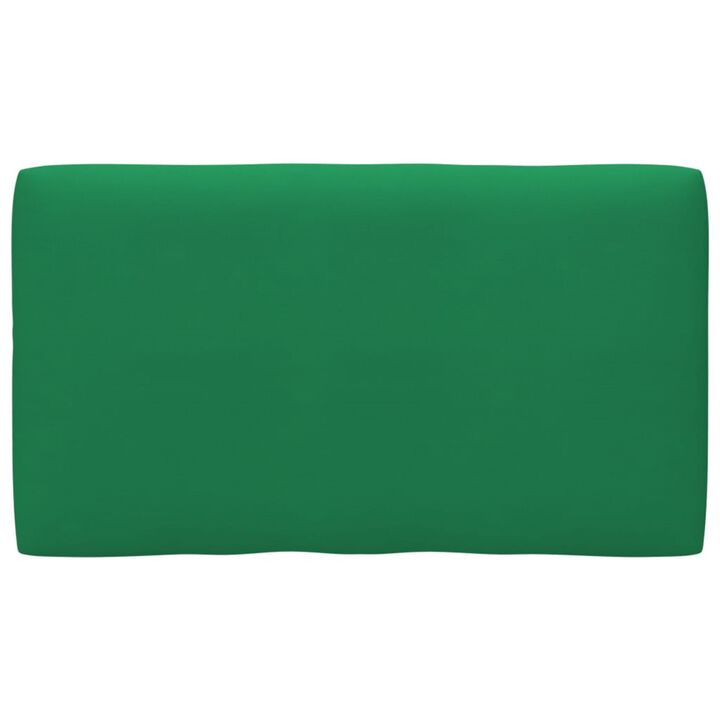 vidaXL Pallet Sofa Cushion Green 27.6"x15.7"x4.7"