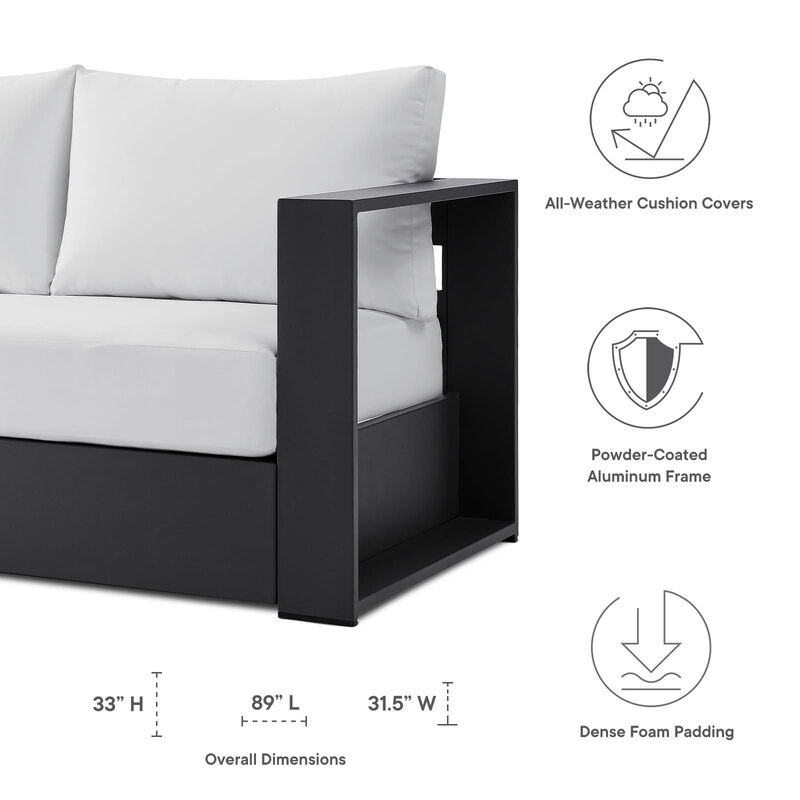 Modway - Tahoe Outdoor Patio Powder-Coated Aluminum Sofa