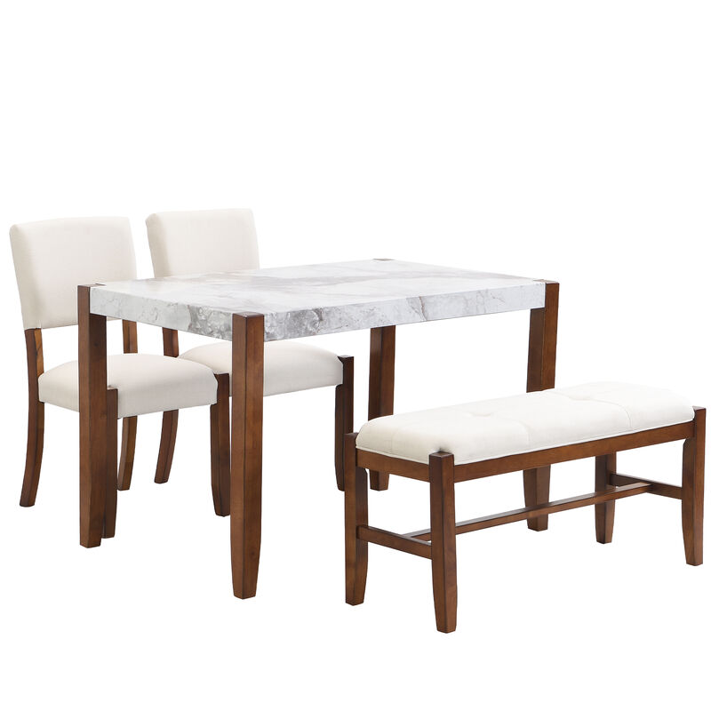Merax 4-Piece Modern Dining Furniture Set