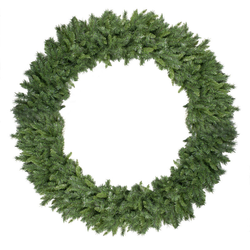 Green Lush Mixed Pine Artificial Christmas Wreath - 72-Inch  Unlit