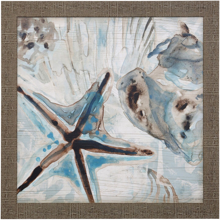 Driftwood Shell Collage II