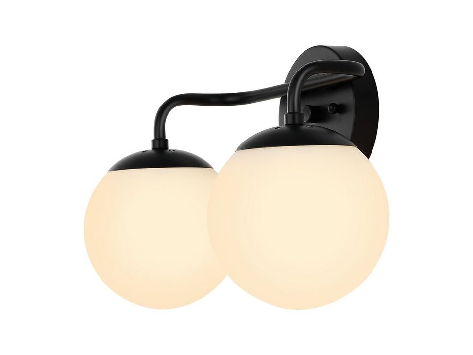 Louis Parisian Globe Metalfrosted Glass Modern Contemporary LED Vanity
