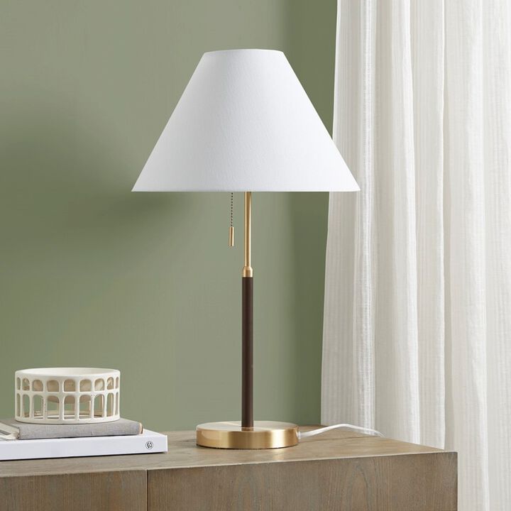 Bromley Two Tone Pull-Chain Table Lamp