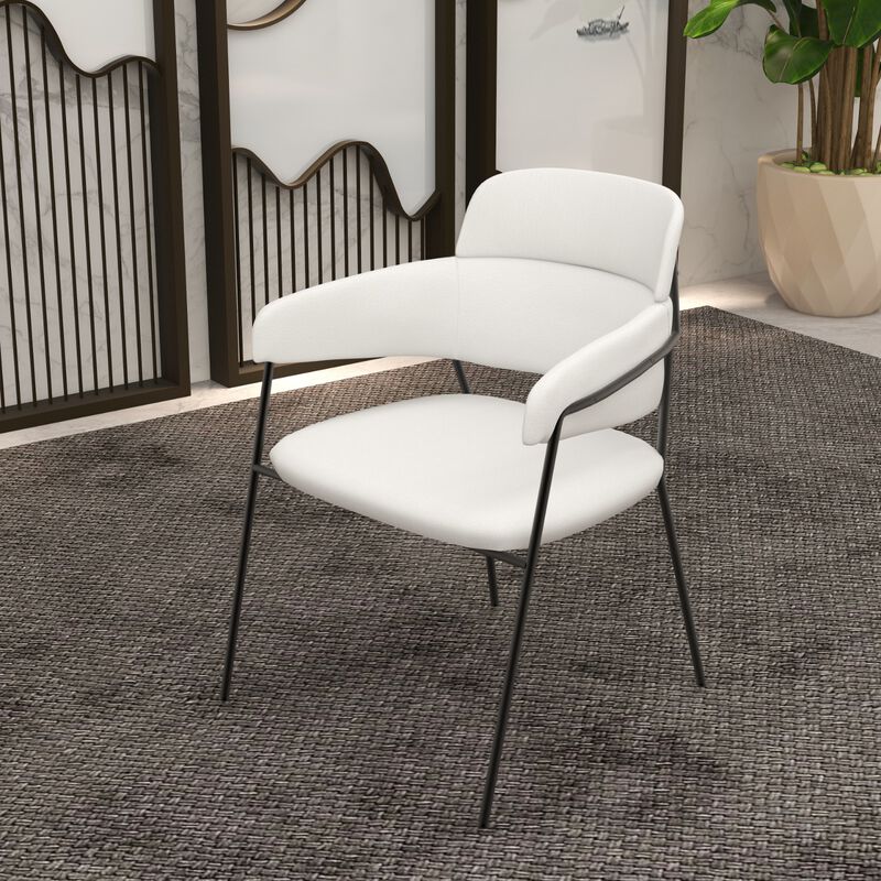 LeisureMod Axis Collection Modern Dining Chair - Set of 2
