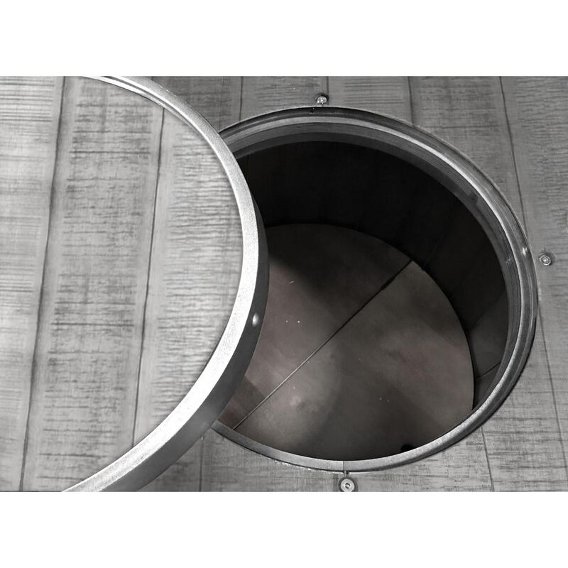 Sunny Designs Round Pub Table with Wine Barrel Base