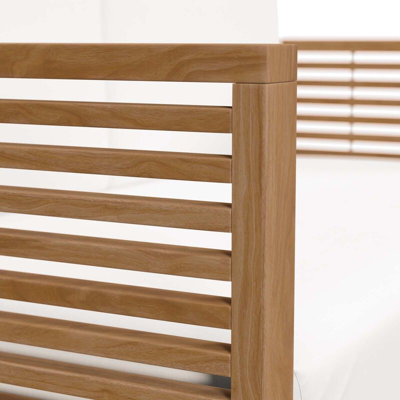 Modway - Carlsbad Teak Wood Outdoor Patio Loveseat