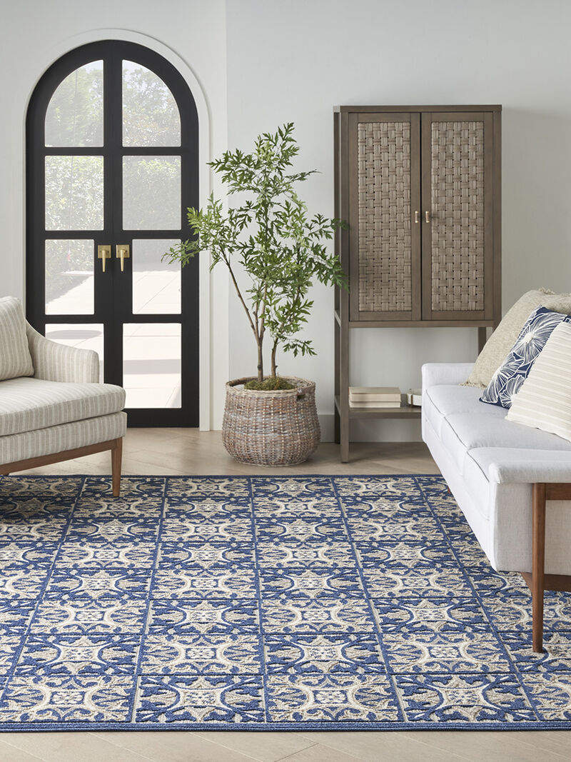 Aloha ALH34 Blue 9' x 12' Rug