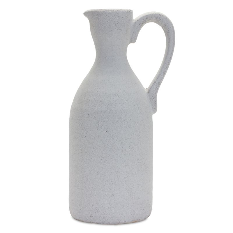 13.5" Terra Cotta Pitcher – Elegant and Versatile Home Decor