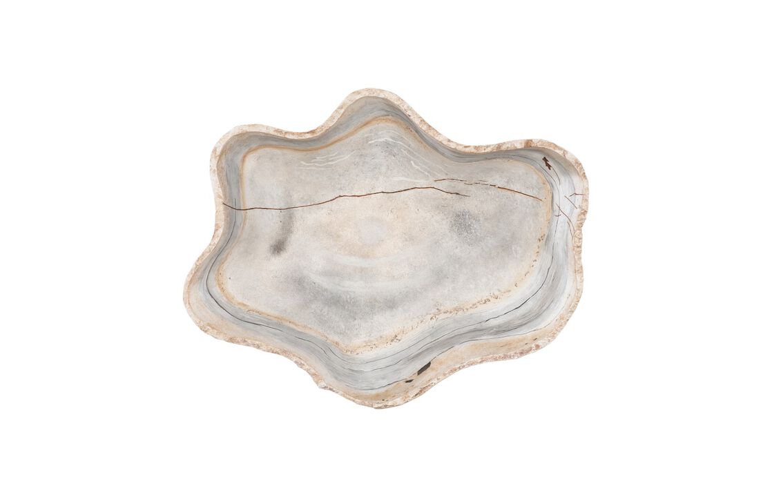 Cast Wall Small Onyx Bowl in Faux Finish