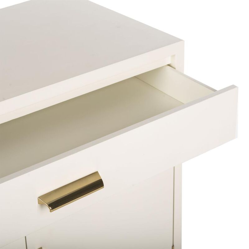 Safavieh Nigel 2 Door 1 Drawer Chest, White
