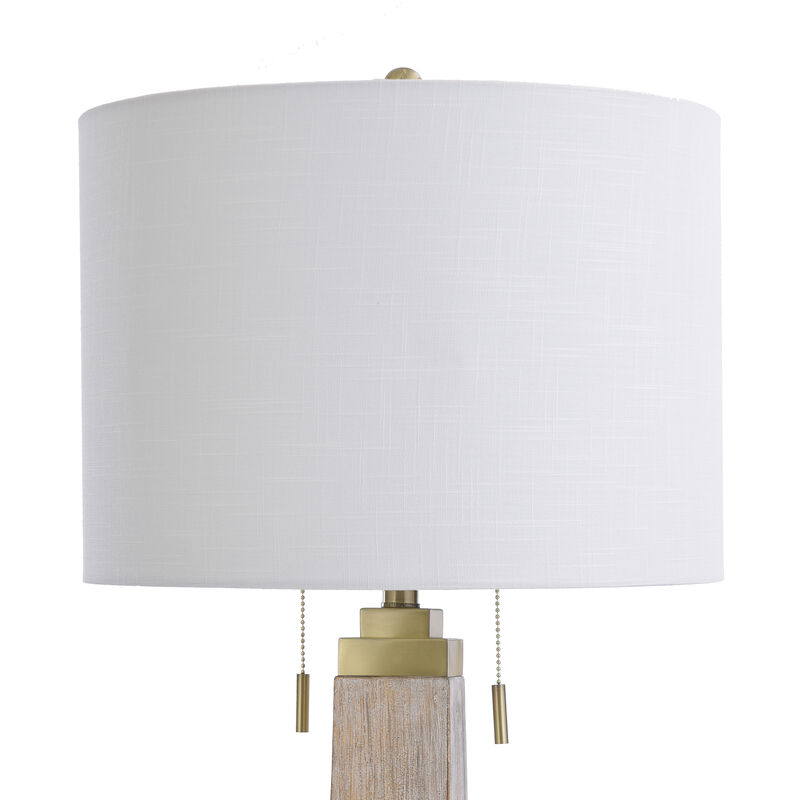 Gold With Brass Table Lamp