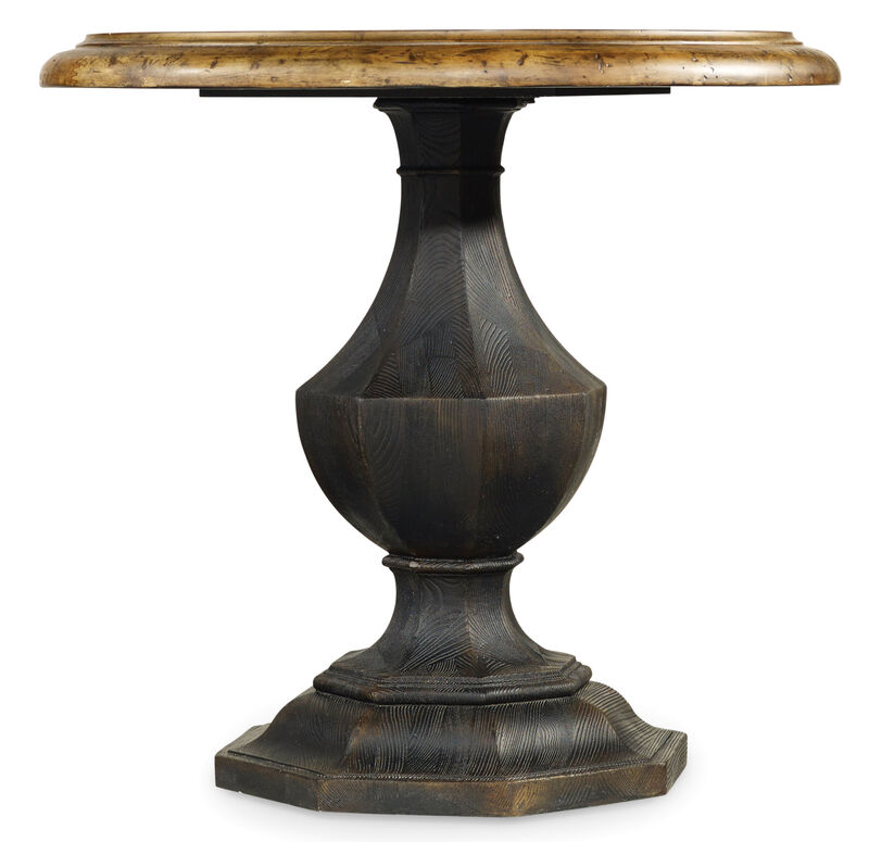 Sanctuary Round Accent Table in Black