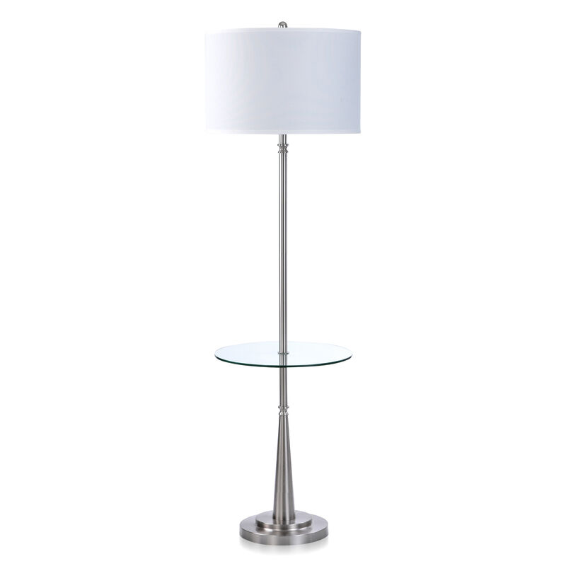 Glass Table Floor Lamp