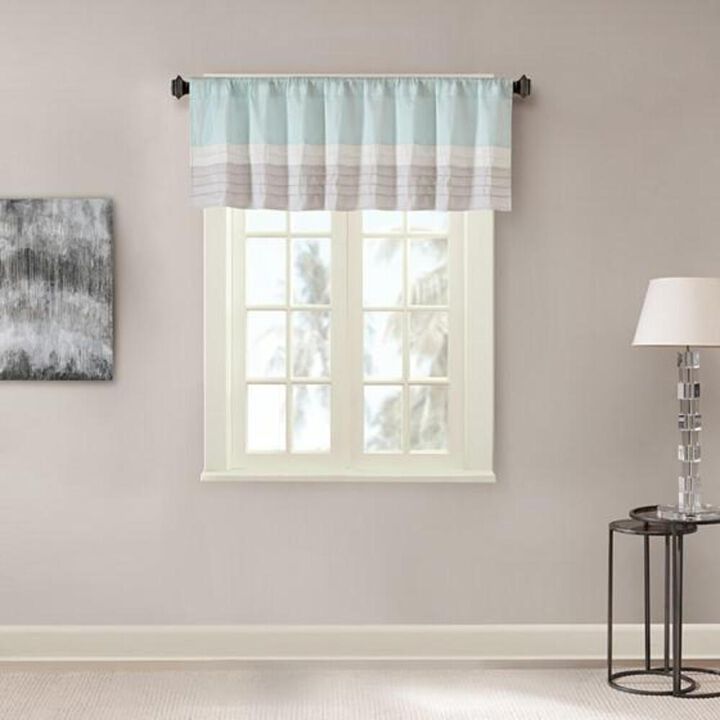 Belen Kox Polyoni Pintuck Valance with Lining, Belen Kox