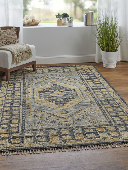 Fillmore 6941F 2' x 3' Blue/Gray Rug