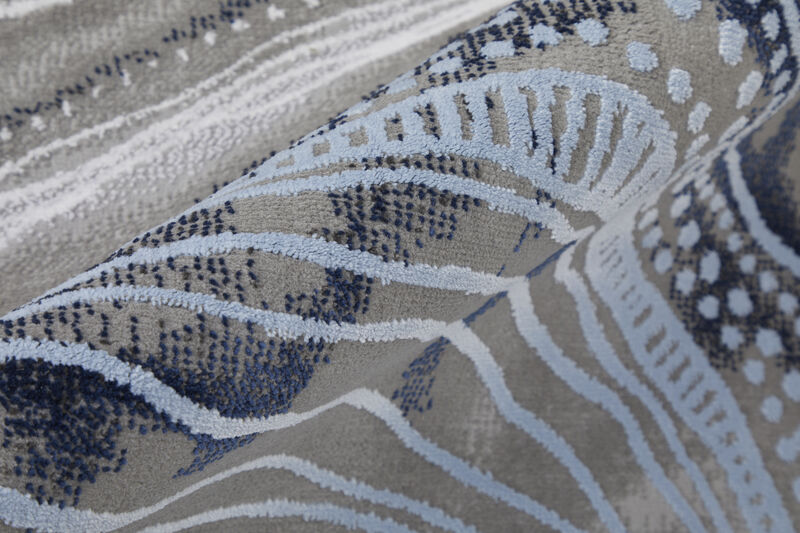 Gaspar 39KTF Blue/Gray/Ivory 10'4" x 13'6" Rug