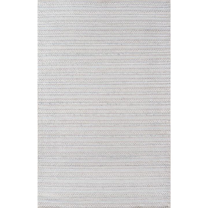 Momeni Contemporary Rectangle Area Rug, Light Grey, 5' X 7'