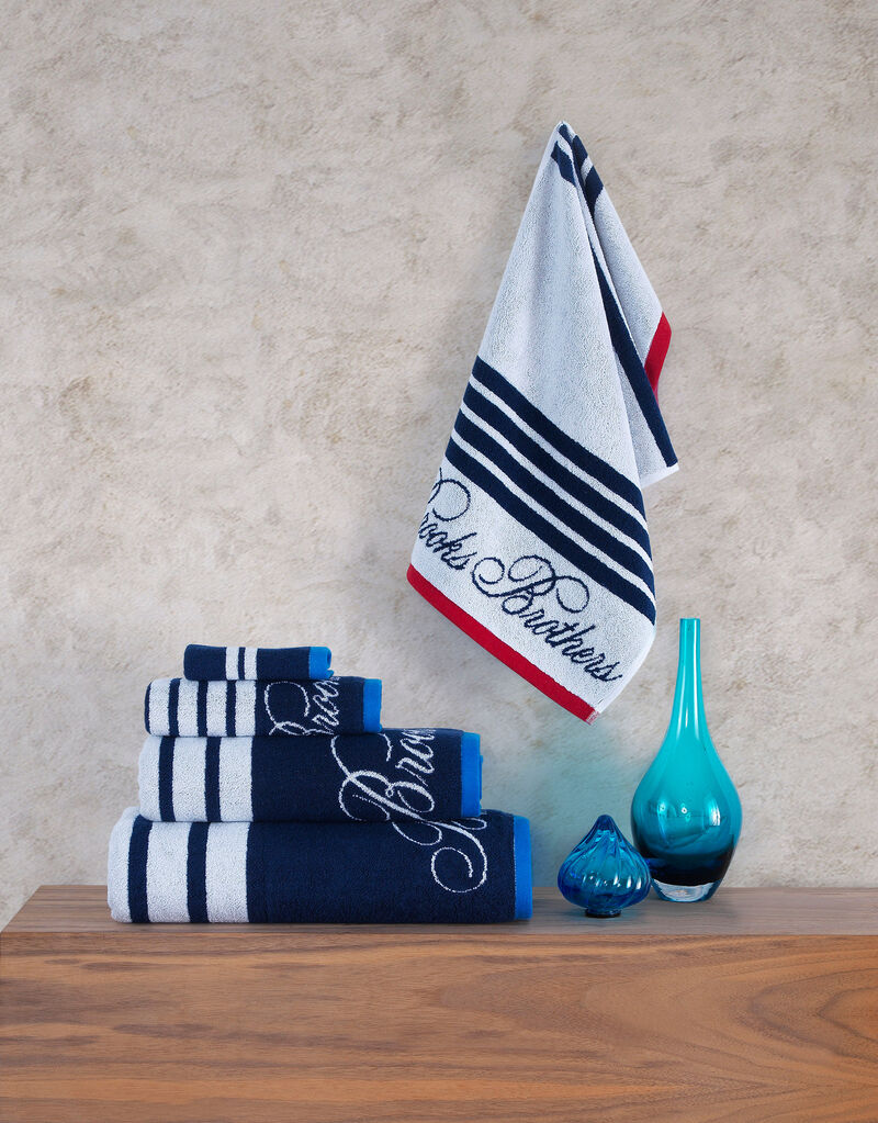 Brooks Brothers Nautical Blanket Stripe Bath Sheet