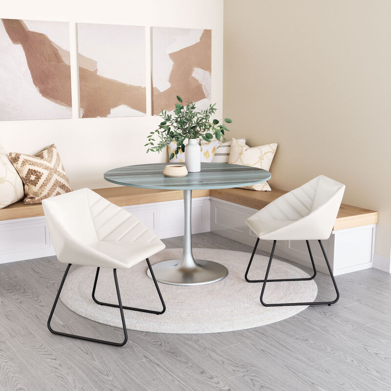 Miguel Dining Chair (Set of 2) White