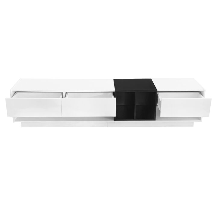 Merax Two-tone Media Console for TVs Up to 80''