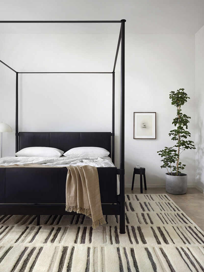 Bennett BEN01 Ivory/Charcoal 7'9" x 9'9" Rug
