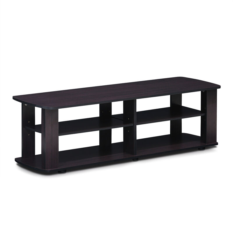 Furinno Furinno 11191DWN THE Entertainment Center TV Stand, Dark Walnut