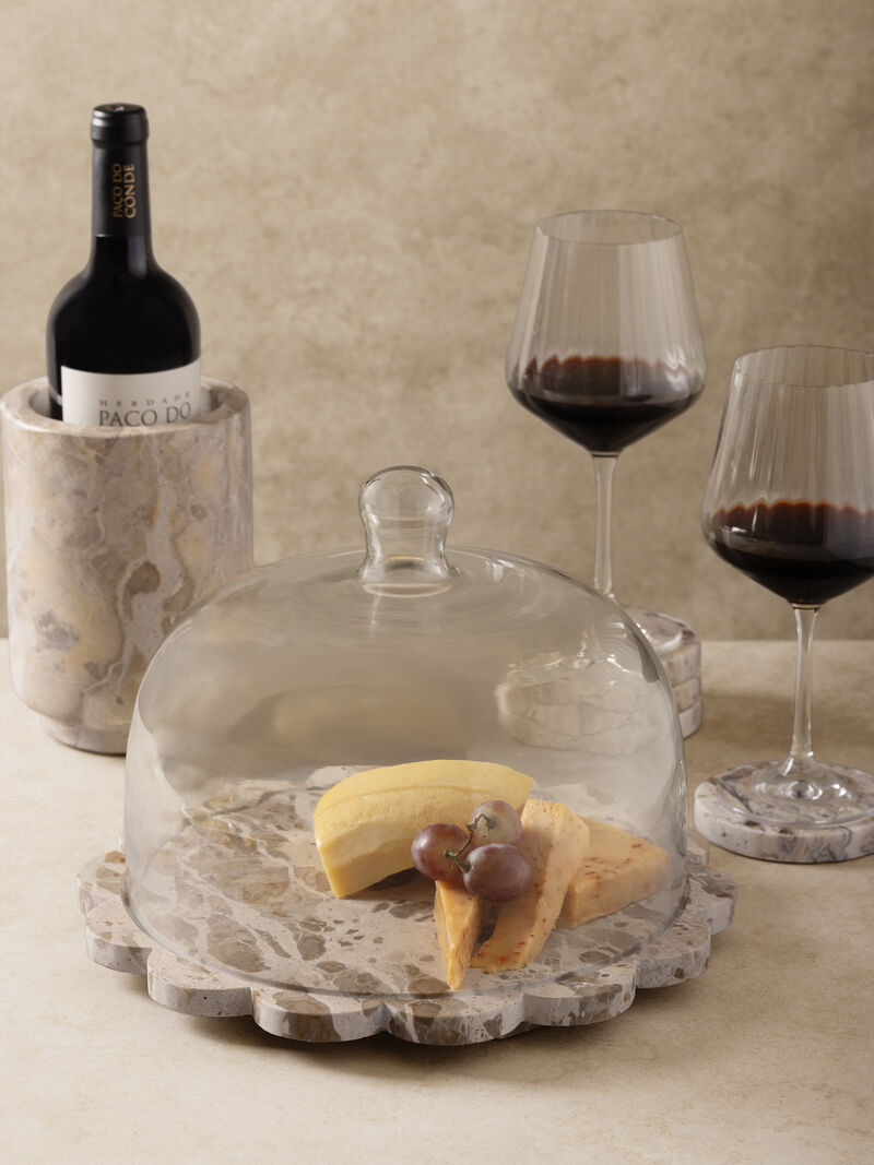 Viola Serving Board with Cloche