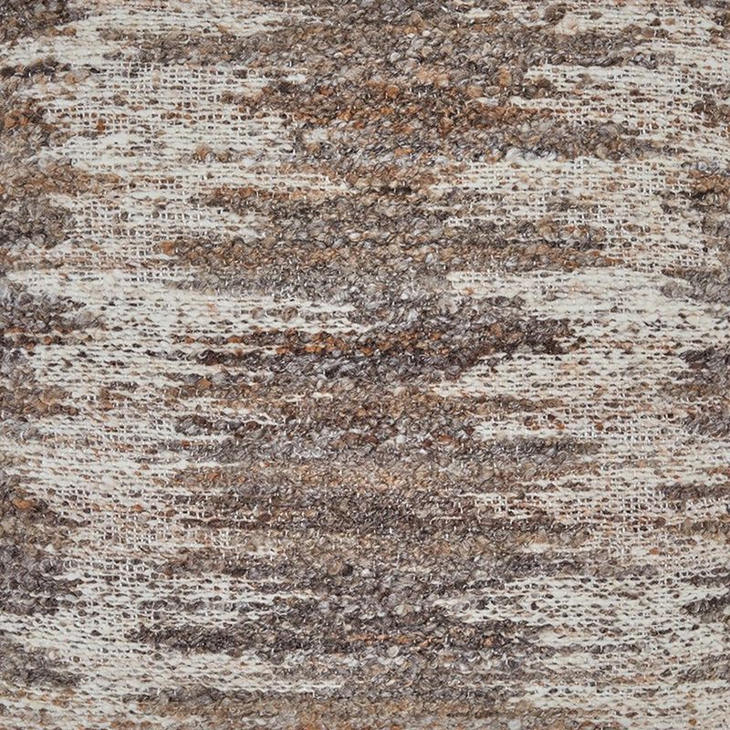 Nely 22 Inch Accent Pillow Set of 4, Handwoven Abstract Design, Ivory Brown -