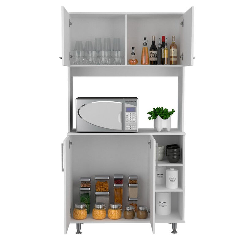 Pantry Cabinet Delaware, Kitchen, White