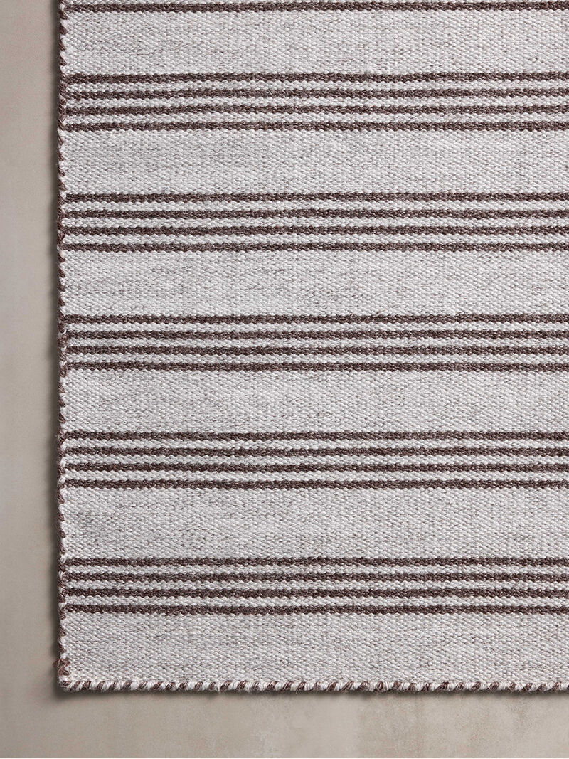 Charlie Silver/Bark 7'9" x 9'9" Area Rug by Magnolia Home by Joanna Gaines x Loloi