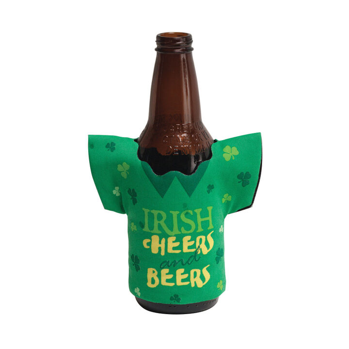 Club Pack of 12 Green and Yellow St Patrick's Day Drink Holder 7.25�