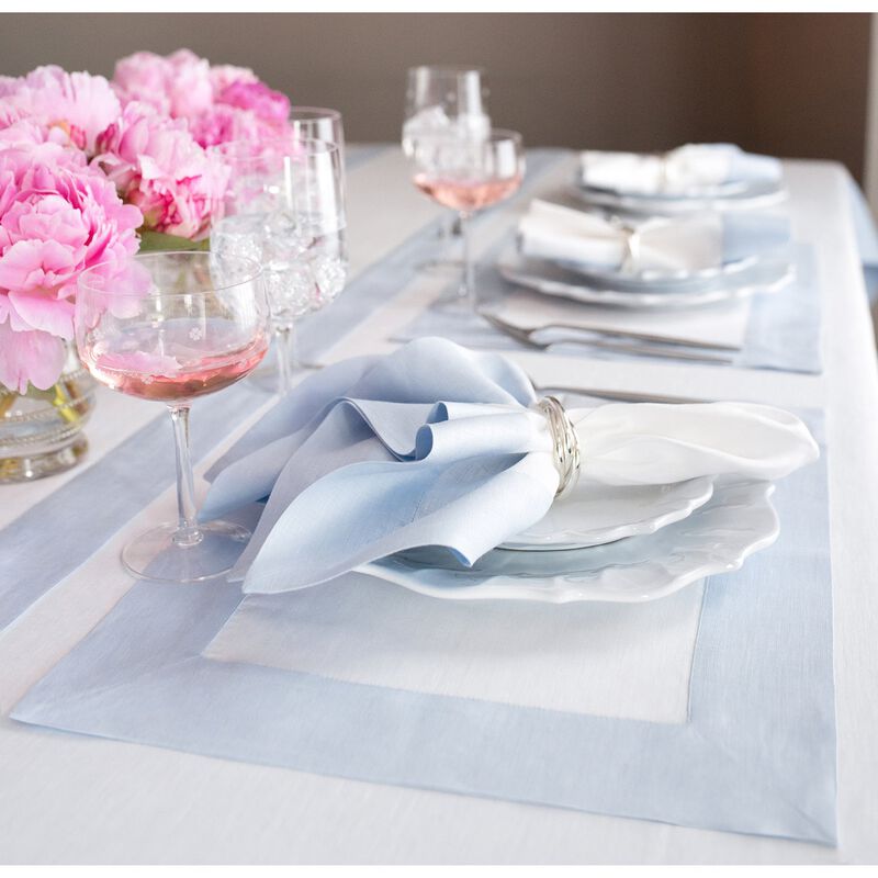 Solino Home 100% Pure Linen 14 x 19 Inch Placemats Set of 4 | Contempo
