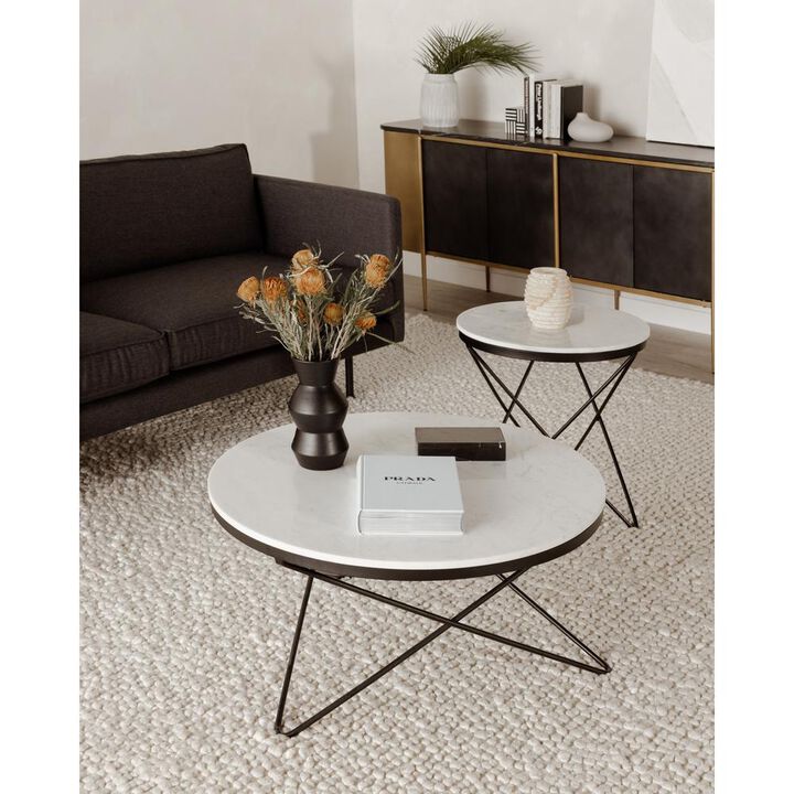 Moe’s Haley Side Table Black Base