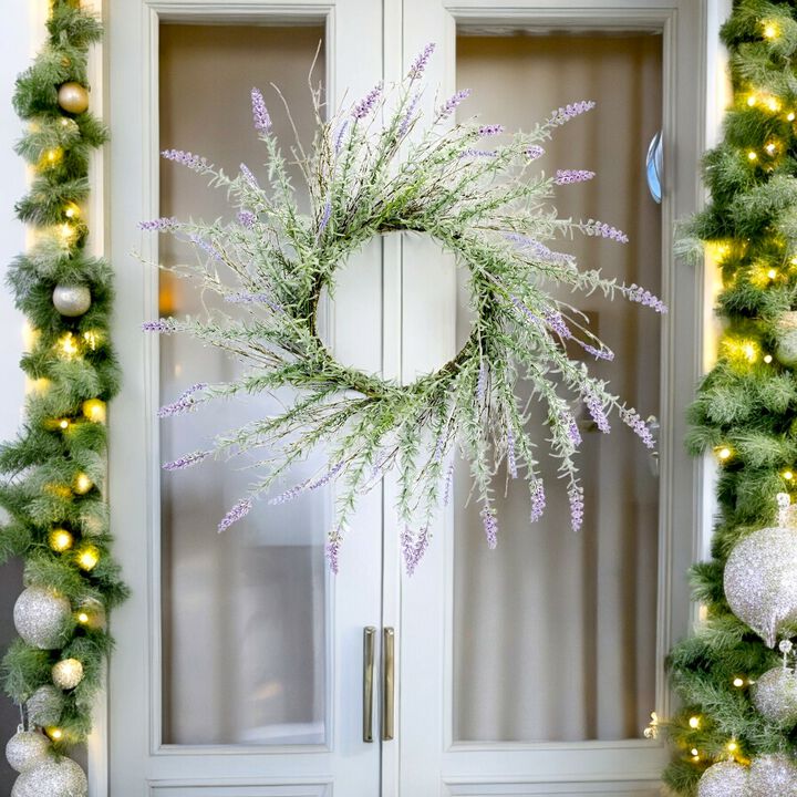 Lavender Wreath for Relaxing Home or Seasonal Front Door Décor