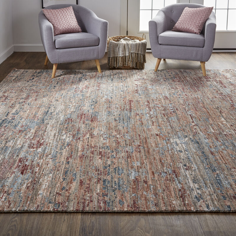 Conroe 6827F Red/Blue 2' x 3' Rug