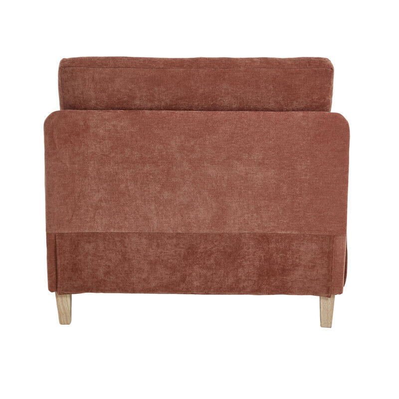Merax Foldable Chenille Sofa Chair Convertible Futon Sleeper